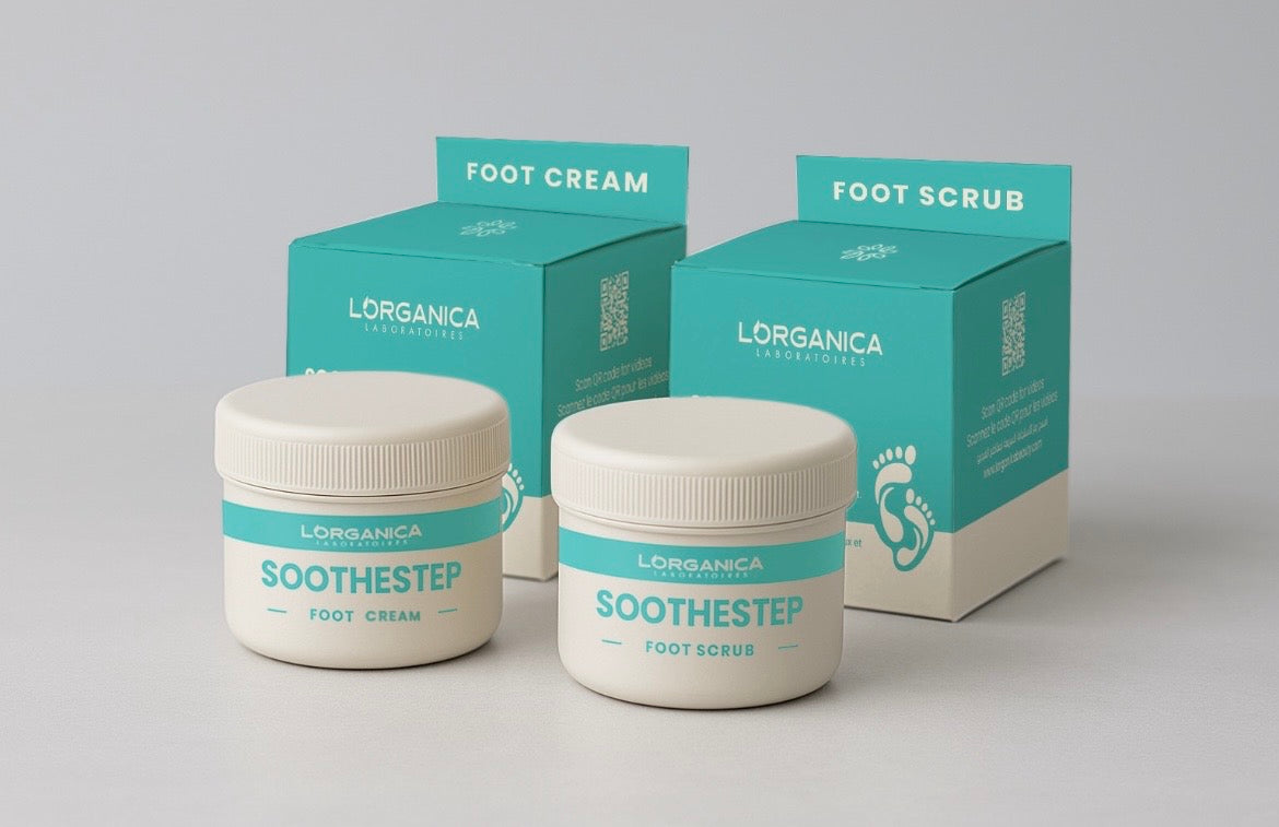 Foot Cream& Scrub, كريم وسكراب للقدمين